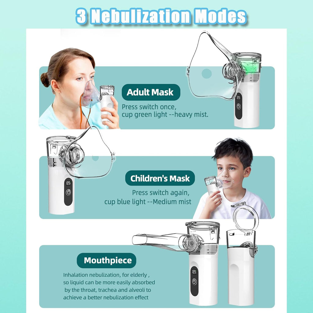 Nebulizador portátil recargable para niños y adultos - additional image 3