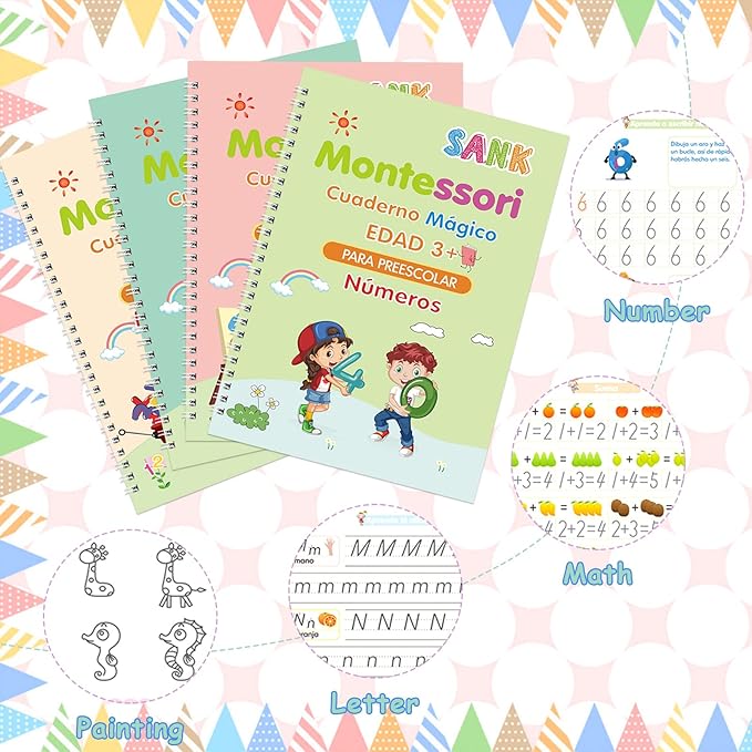 Cuaderno mágico de escritura para Niños 4und INGLES - additional image 2
