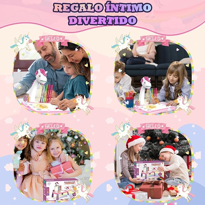 Escritorio de aprendizaje para niños unicornio rosa - additional image 16
