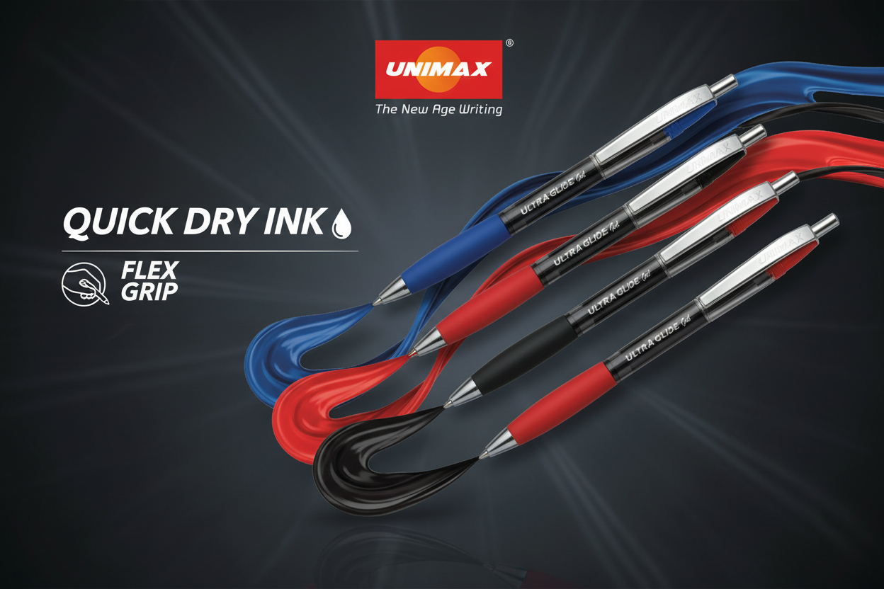 Anuncio Unimax Ultraglide Steel Pack 3 colores