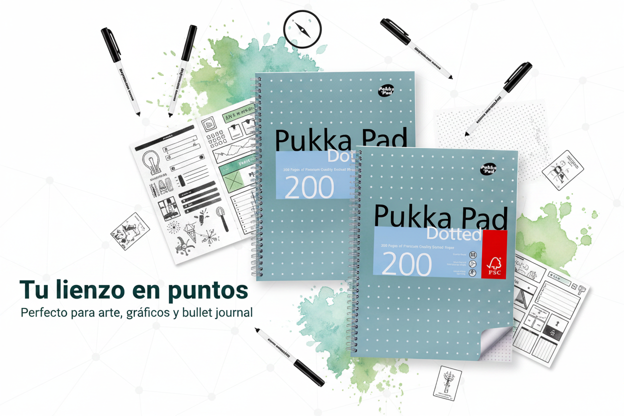 Anuncio creativo Pukka Pad Dotted - Tu lienzo en puntos