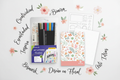 Anuncio Bismark Set Lettering Escritura Kit Caligrafía